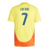 Colombia Luis Diaz 7 Hjemmedrakt 2024 Kortermet